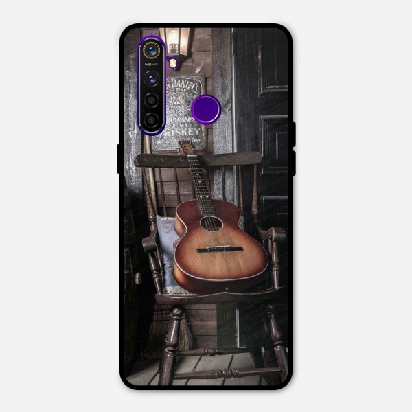 Vintage Chair Guitar Metal Back Case for Realme 5 Pro