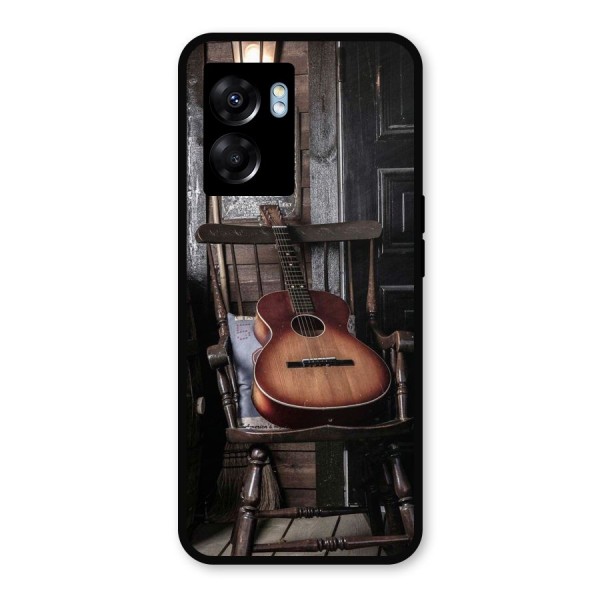 Vintage Chair Guitar Metal Back Case for Realme Narzo 50 5G