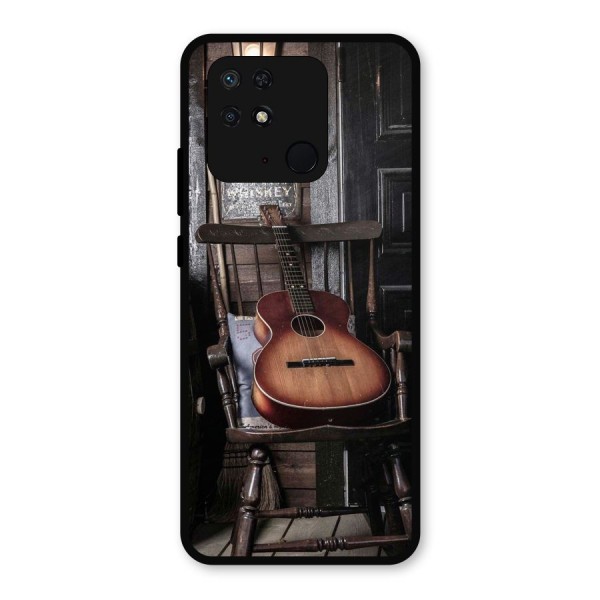 Vintage Chair Guitar Metal Back Case for Redmi 10 Power
