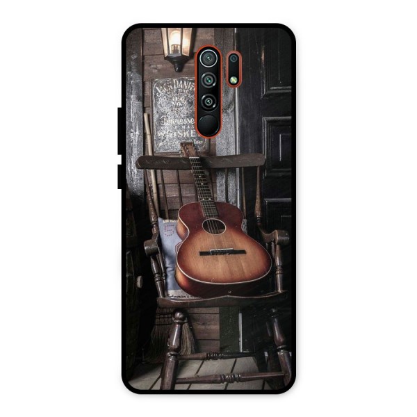 Vintage Chair Guitar Metal Back Case for Redmi 9 Prime