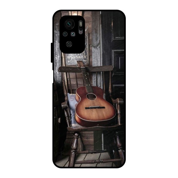 Vintage Chair Guitar Metal Back Case for Redmi Note 10S