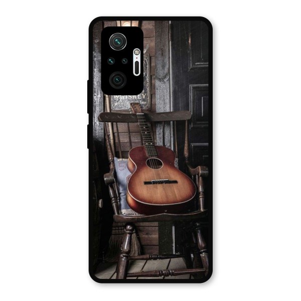 Vintage Chair Guitar Metal Back Case for Redmi Note 10 Pro Max
