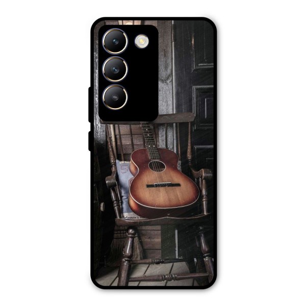 Vintage Chair Guitar Metal Back Case for Vivo Y200e