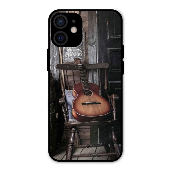 Vintage Chair Guitar Metal Back Case for iPhone 12 Mini