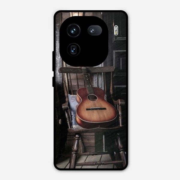 Vintage Chair Guitar Metal Back Case for iQOO 12