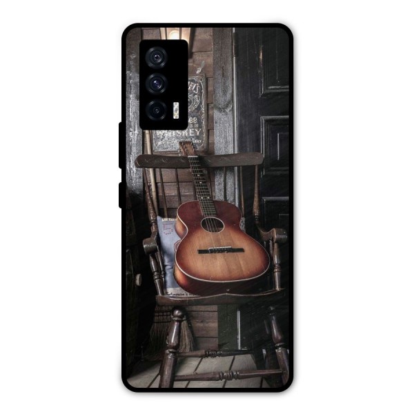 Vintage Chair Guitar Metal Back Case for iQOO 7 5G