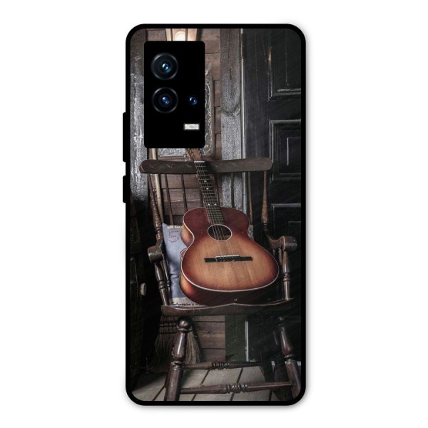 Vintage Chair Guitar Metal Back Case for iQOO 9 5G