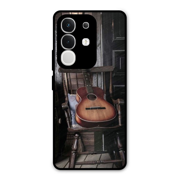 Vintage Chair Guitar Metal Back Case for iQOO Z10x