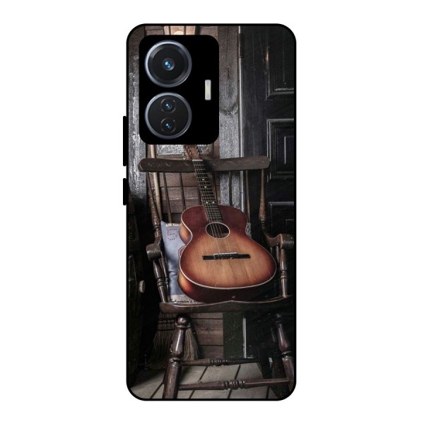 Vintage Chair Guitar Metal Back Case for iQOO Z6 44W
