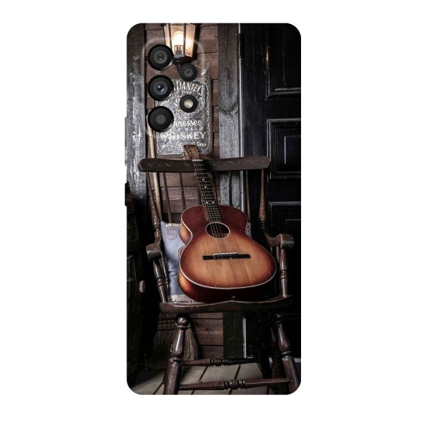 Vintage Chair Guitar Original Polycarbonate Back Case for Galaxy A53 5G