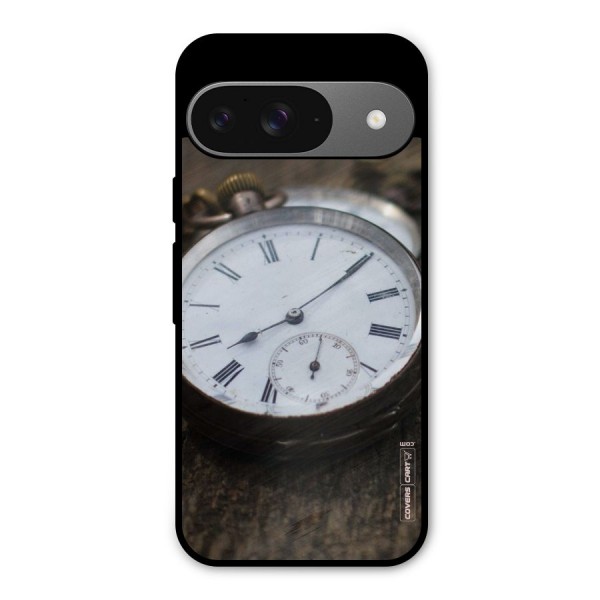 Vintage Clock Metal Back Case for Google Pixel 9
