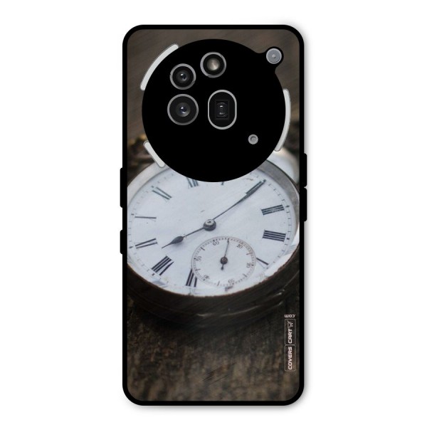Vintage Clock Metal Back Case for Nothing Phone 3a Pro