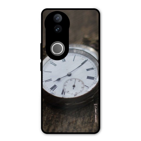 Vintage Clock Metal Back Case for Vivo V50e