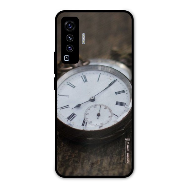 Vintage Clock Metal Back Case for Vivo X50