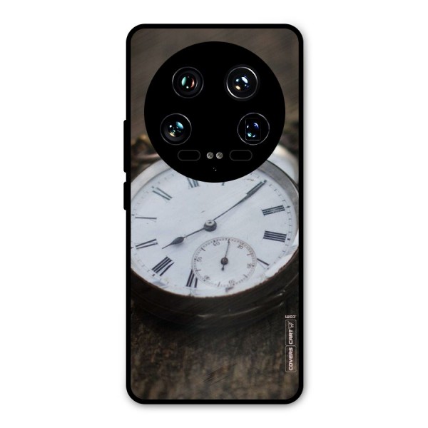 Vintage Clock Metal Back Case for Xiaomi 14 Ultra