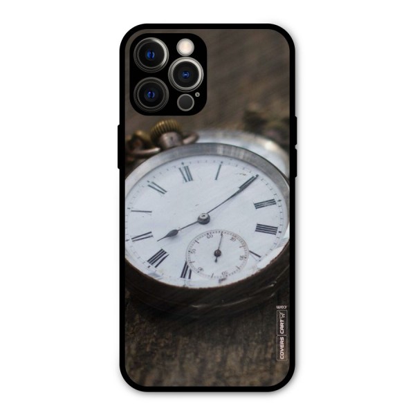 Vintage Clock Metal Back Case for iPhone 12 Pro Max