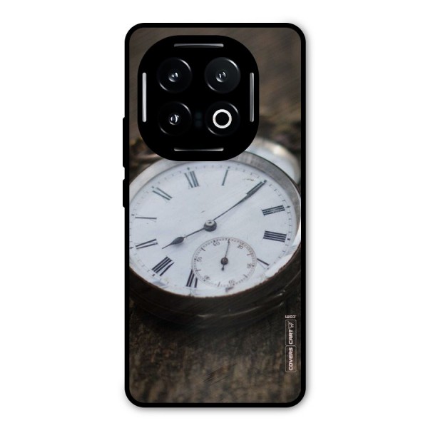 Vintage Clock Metal Back Case for iQOO 13