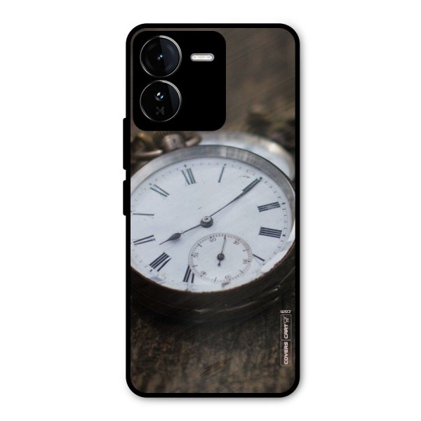 Vintage Clock Metal Back Case for iQOO Z9