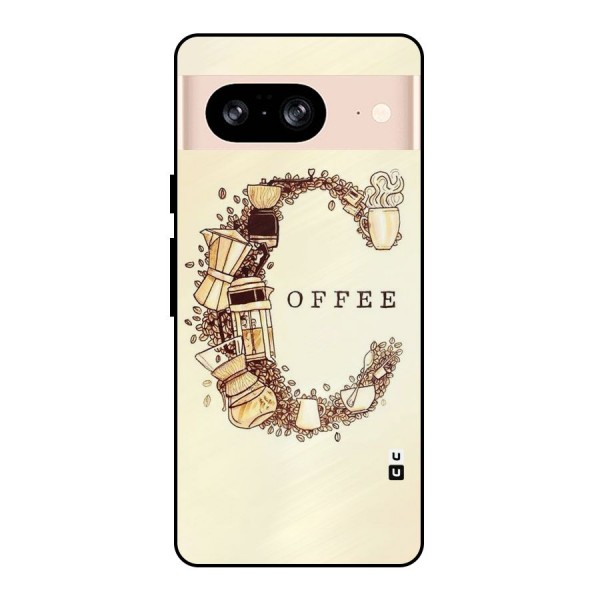 Vintage Coffee Metal Back Case for Google Pixel 8