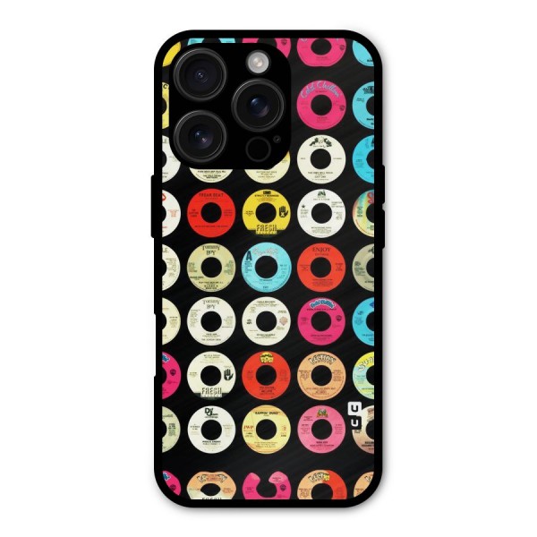 Vintage Collection CDs Metal Back Case for iPhone 16 Pro