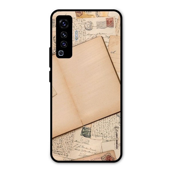 Vintage Journal Metal Back Case for Vivo X50