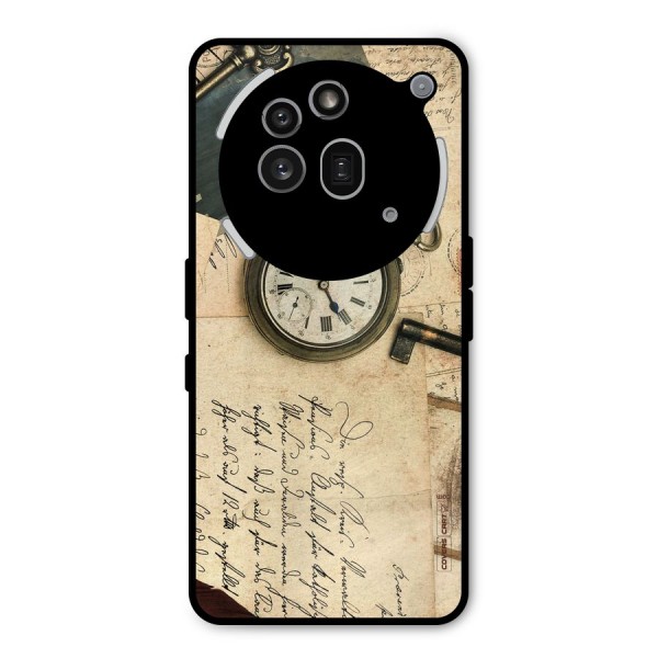 Vintage Key And Compass Metal Back Case for Nothing Phone 3a Pro