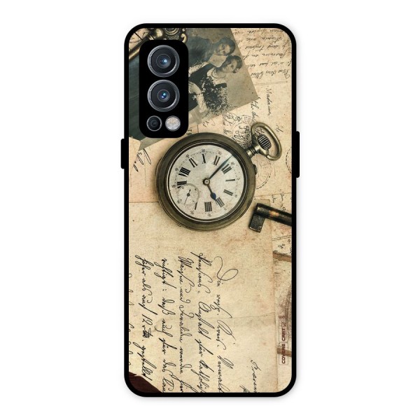 Vintage Key And Compass Metal Back Case for OnePlus Nord 2 5G