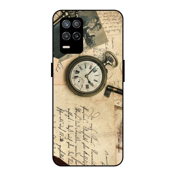 Vintage Key And Compass Metal Back Case for Realme 9 5G