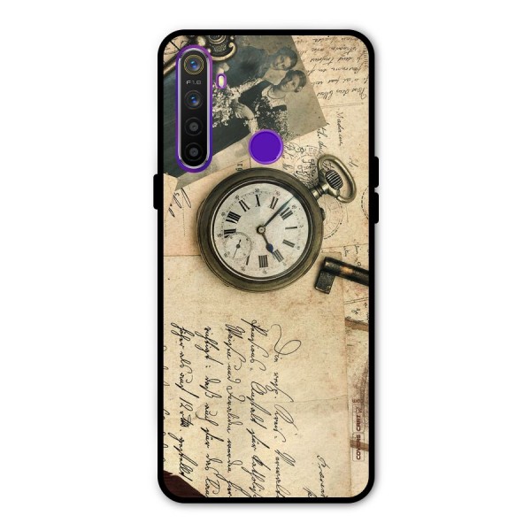 Vintage Key And Compass Metal Back Case for Realme Narzo 10