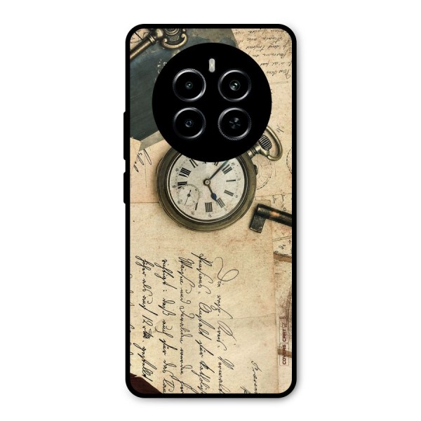 Vintage Key And Compass Metal Back Case for Realme P1