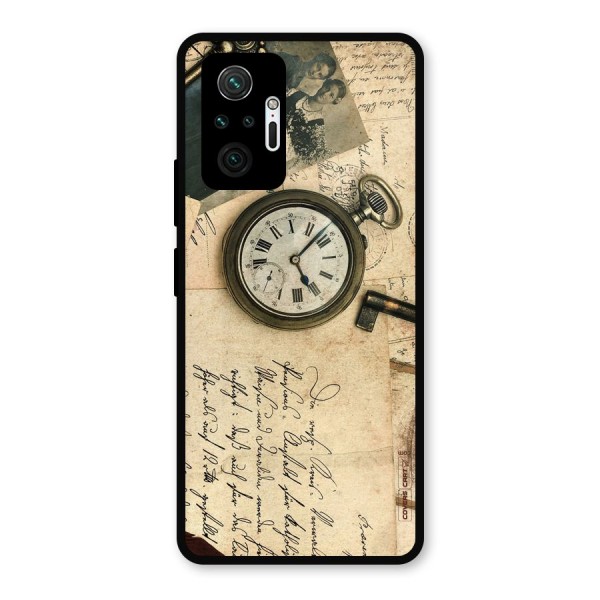 Vintage Key And Compass Metal Back Case for Redmi Note 10 Pro Max