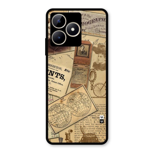 Vintage Memories Metal Back Case for Realme C53