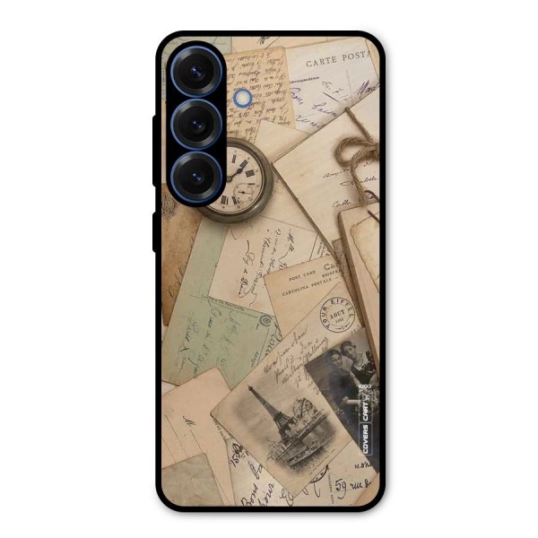 Vintage Postcards Metal Back Case for Galaxy S25