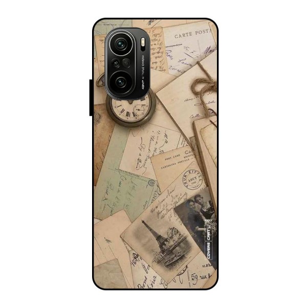 Vintage Postcards Metal Back Case for Mi 11x