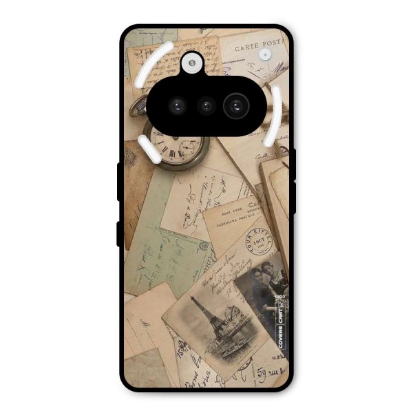 Vintage Postcards Metal Back Case for Nothing Phone 3a