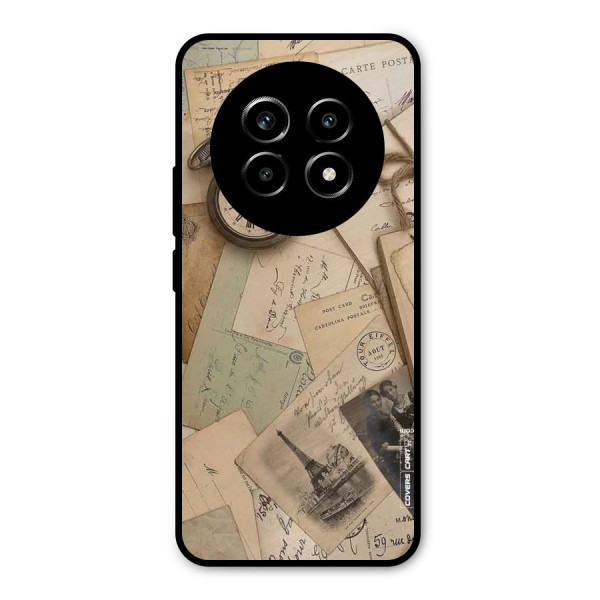 Vintage Postcards Metal Back Case for Realme 13 Pro