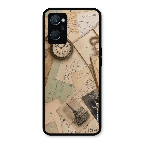 Vintage Postcards Metal Back Case for Realme 9i