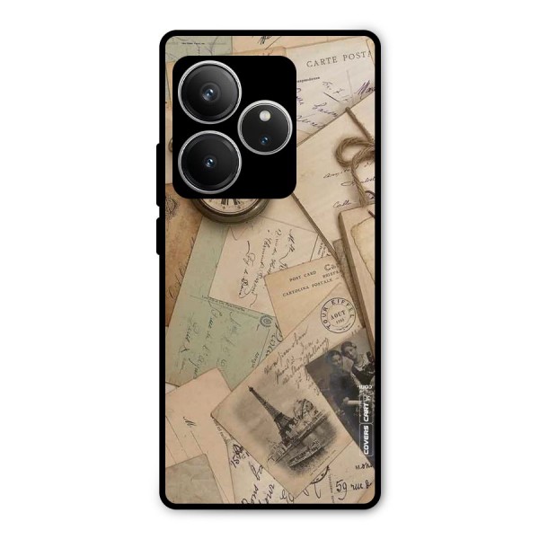Vintage Postcards Metal Back Case for Realme GT 6