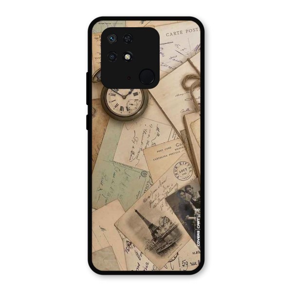 Vintage Postcards Metal Back Case for Redmi 10 Power