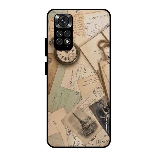 Vintage Postcards Metal Back Case for Redmi Note 11 Pro