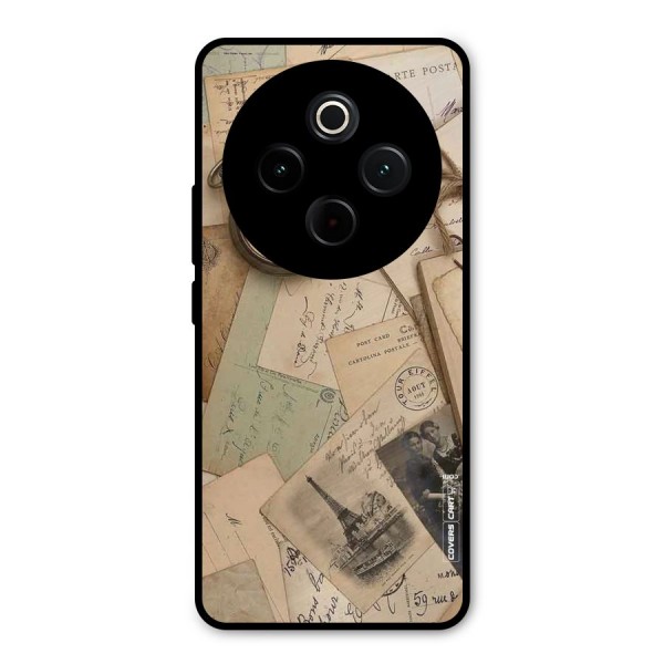 Vintage Postcards Metal Back Case for iQOO Z10