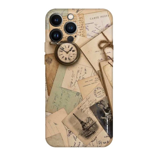Vintage Postcards Original Polycarbonate Back Case for iPhone 13 Pro Max