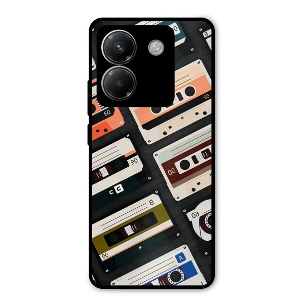 Vintage Retro Cassettes Metal Back Case for Poco M7 Pro 5G