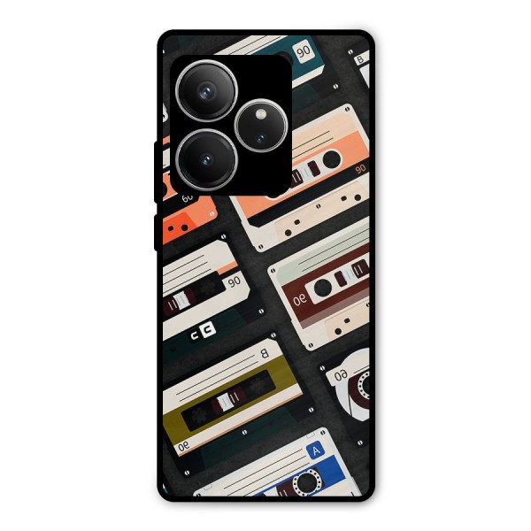 Vintage Retro Cassettes Metal Back Case for Realme GT 6