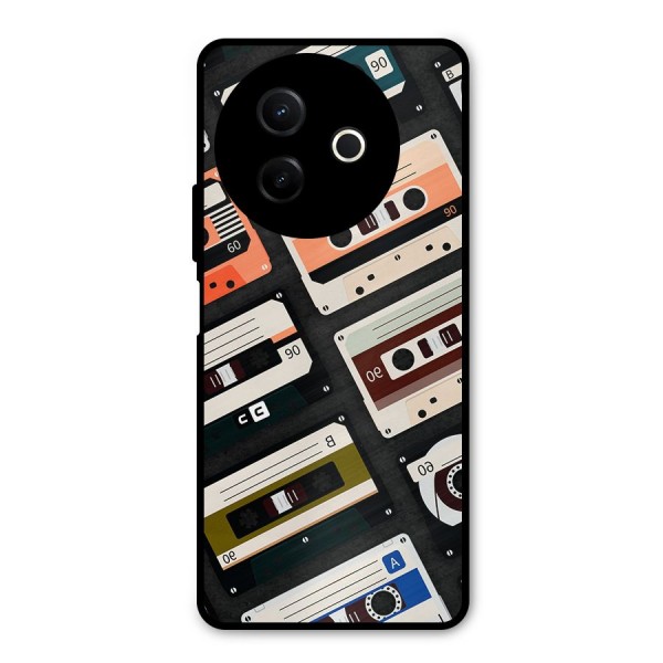 Vintage Retro Cassettes Metal Back Case for Vivo Y39