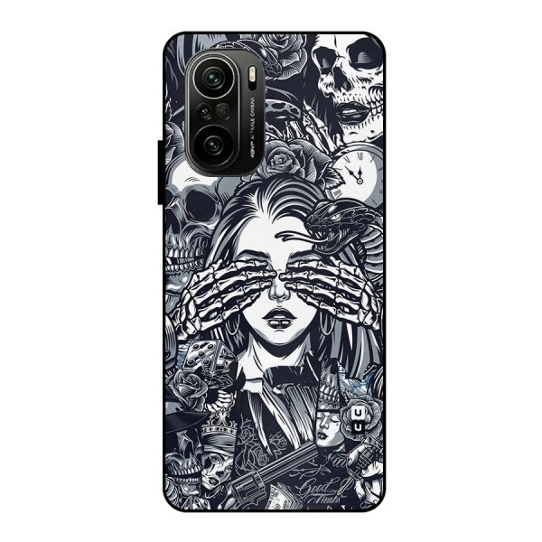 Vintage Skulls and Girl Style Metal Back Case for Mi 11X Pro