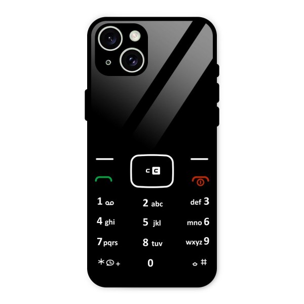 Vintage Smart Phone Glass Back Case for iPhone 15 Plus