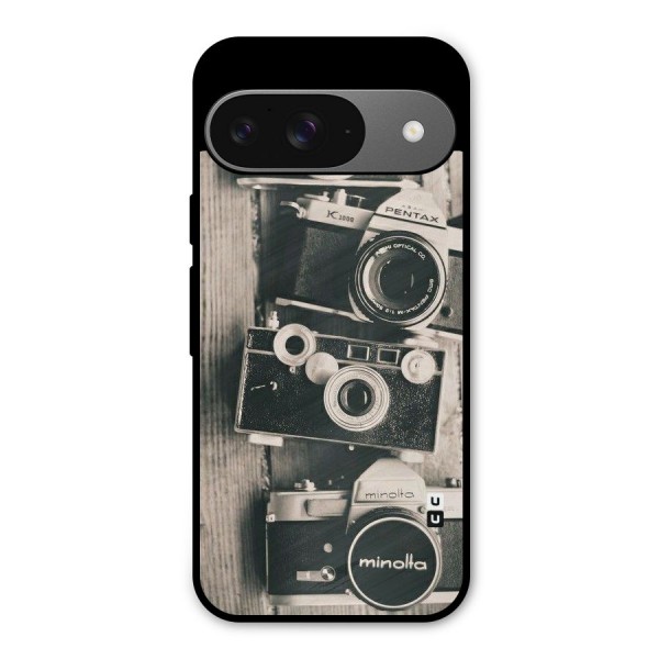 Vintage Style Shutter Metal Back Case for Google Pixel 9