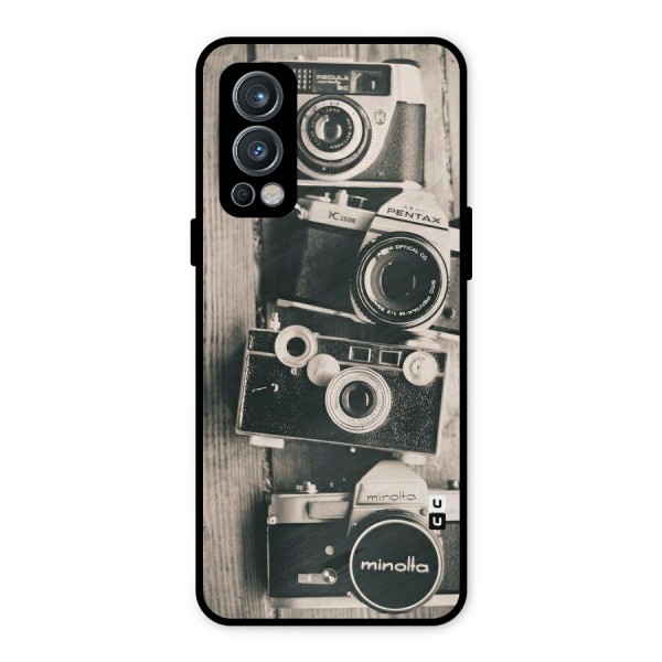 Vintage Style Shutter Metal Back Case for OnePlus Nord 2 5G