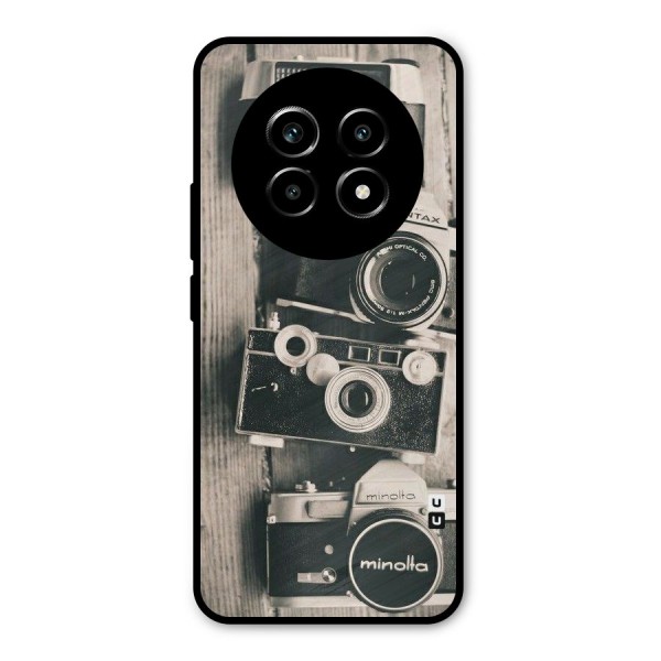 Vintage Style Shutter Metal Back Case for Realme 13 Pro
